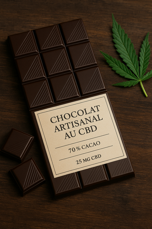 Chocolat au CBD : plaisir gourmand et bienfaits relaxants